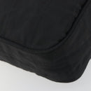 FENDI Zucca Canvas Shoulder Bag Black Auth 193804-14