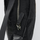 FENDI Zucca Canvas Shoulder Bag Black Auth 193804-10