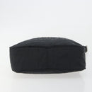 FENDI Zucca Canvas Shoulder Bag Black Auth 193804-5
