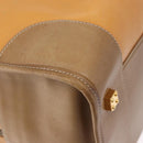 LOEWE Amazona 40 Hand Bag Leather Brown Gold Auth 193805A-15