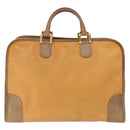 LOEWE Amazona 40 Hand Bag Leather Brown Gold Auth 193805A-2