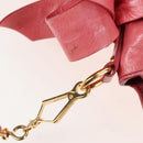 Miu Miu Hand Bag Leather 2way Pink Gold Auth 193807M-19