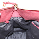 Miu Miu Hand Bag Leather 2way Pink Gold Auth 193807M-24