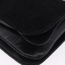 GUCCI Interlocking G Shoulder Bag Velor Black Silver Auth 193808V-13