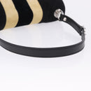 GUCCI Interlocking G Shoulder Bag Velor Black Silver Auth 193808V-8
