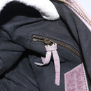 BALENCIAGA The Perth Hand Bag Leather Purple 128522 Auth 193809V-20