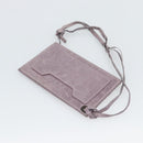 BALENCIAGA The Perth Hand Bag Leather Purple 128522 Auth 193809V-24