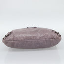 BALENCIAGA The Perth Hand Bag Leather Purple 128522 Auth 193809V-5