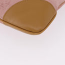 GUCCI Bamboo Jackie Shoulder Bag Suede Pink Gold 001 4060 Auth 193813V-9