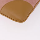 GUCCI Bamboo Jackie Shoulder Bag Suede Pink Gold 001 4060 Auth 193813V-15