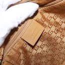 GUCCI Bamboo Jackie Shoulder Bag Suede Pink Gold 001 4060 Auth 193813V-17