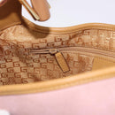 GUCCI Bamboo Jackie Shoulder Bag Suede Pink Gold 001 4060 Auth 193813V-20