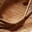 GUCCI Bamboo Jackie Shoulder Bag Suede Pink Gold 001 4060 Auth 193813V-21