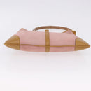 GUCCI Bamboo Jackie Shoulder Bag Suede Pink Gold 001 4060 Auth 193813V-5