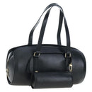 LOUIS VUITTON Epi Soufflot Hand Bag Black M52222 LV Auth 193839V-1
