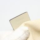 GUCCI GG Canvas Guccissima Tote Bag Leather Ivory Gold 211944 Auth 193843V-22