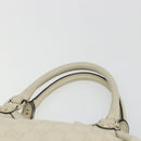 GUCCI GG Canvas Guccissima Tote Bag Leather Ivory Gold 211944 Auth 193843V-8