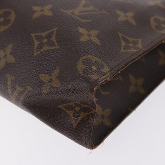 LOUIS VUITTON Monogram Poche Toilette 26 Pouch M47542 LV Auth 193844