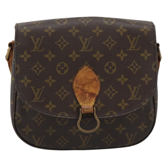LOUIS VUITTON Monogram Saint Cloud GM Shoulder Bag M51242 LV Auth 193845