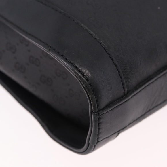 GUCCI Micro GG Supreme Web Sherry Line Bag PVC Black 001 110 0968 Auth 193846