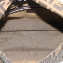FENDI Zucca Canvas Mamma Baguette Shoulder Bag Brown Black Auth 193847V-10