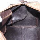 Christian Dior Trotter Canvas Boston Bag Beige Gold Auth 193848-19