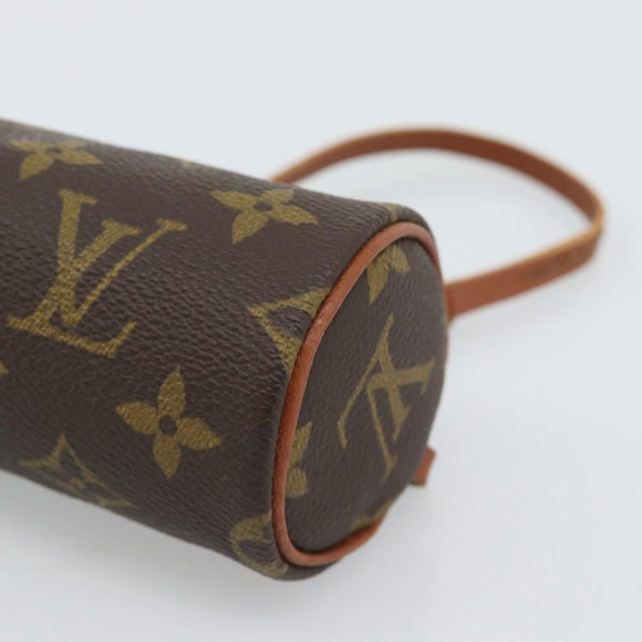 LOUIS VUITTON Monogram Papillon Pouch LV Auth 193850