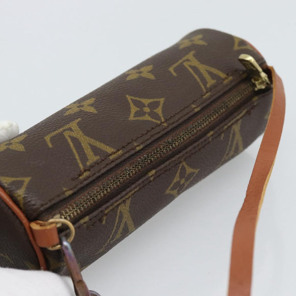 LOUIS VUITTON Monogram Papillon Pouch LV Auth 193850