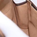 GUCCI GG Supreme Web Sherry Line Bag PVC Beige Gold 156 01 030 Auth 193851-19