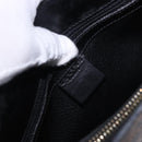 CELINE Macadam Canvas Shoulder Bag PVC Leather Black Gold Auth 193854-18