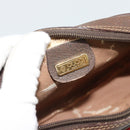 GUCCI GG Supreme Web Sherry Line Bag PVC Beige Gold 007 58 6112 Auth 193857-10
