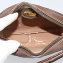GUCCI GG Supreme Web Sherry Line Bag PVC Beige Gold 007 58 6112 Auth 193857-11