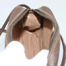 GUCCI GG Supreme Web Sherry Line Bag PVC Beige Gold 007 58 6112 Auth 193857-19