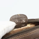 GUCCI GG Supreme Web Sherry Line Bag PVC Beige Gold 007 58 6112 Auth 193857-12