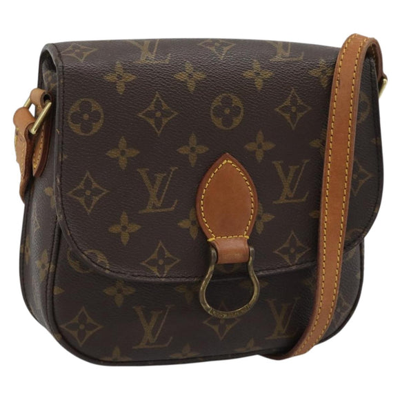 LOUIS VUITTON Monogram Saint Cloud MM Shoulder Bag M51243 LV Auth 193859