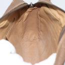 GUCCI GG Supreme Web Sherry Line Bag PVC Beige Gold 116 02 087 Auth 193860-19