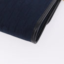 Christian Dior Trotter Canvas Chain Shoulder Bag Navy Gold Auth 193861-16