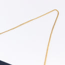 Christian Dior Trotter Canvas Chain Shoulder Bag Navy Gold Auth 193861-8