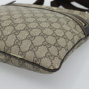 GUCCI GG Supreme Shoulder Bag PVC Beige Gold 295257 Auth 193862-9
