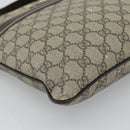 GUCCI GG Supreme Shoulder Bag PVC Beige Gold 295257 Auth 193862-14