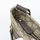 GUCCI GG Supreme Shoulder Bag PVC Beige Gold 295257 Auth 193862-10