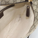 GUCCI GG Supreme Shoulder Bag PVC Beige Gold 295257 Auth 193862-18