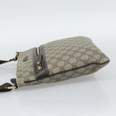 GUCCI GG Supreme Shoulder Bag PVC Beige Gold 295257 Auth 193862-3