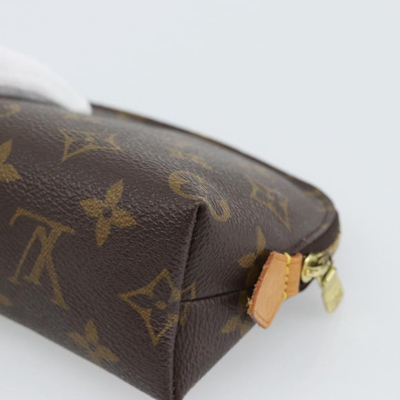LOUIS VUITTON Monogram Pochette Cosmetic PM Pouch M43998 LV Auth 193864