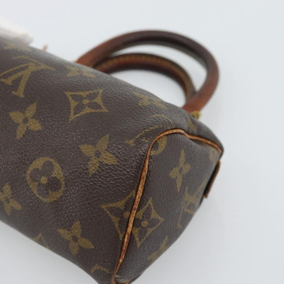 LOUIS VUITTON Monogram Mini Speedy Hand Bag M41534 LV Auth 193865