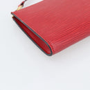 LOUIS VUITTON Epi Pochette Accessoires Pouch Red M52947 LV Auth 193867-14
