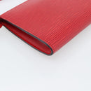 LOUIS VUITTON Epi Pochette Accessoires Pouch Red M52947 LV Auth 193867-16