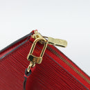 LOUIS VUITTON Epi Pochette Accessoires Pouch Red M52947 LV Auth 193867-10