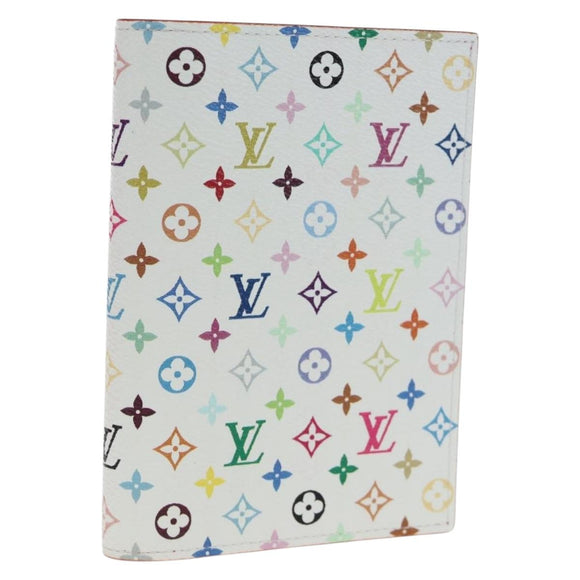 LOUIS VUITTON Multicolor Couverture Passport Case White M14178 Auth 193868SM