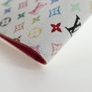 LOUIS VUITTON Multicolor Couverture Passport Case White M14178 Auth 193868SM-16